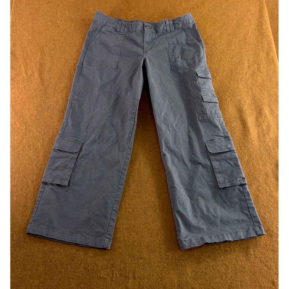 Wild Fable Womens XL Gray Wide Leg Multi Pocket Cargo Pants New